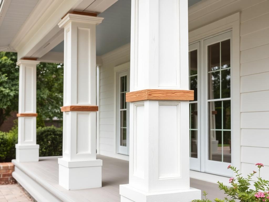 Wood column wraps Greenville SC
