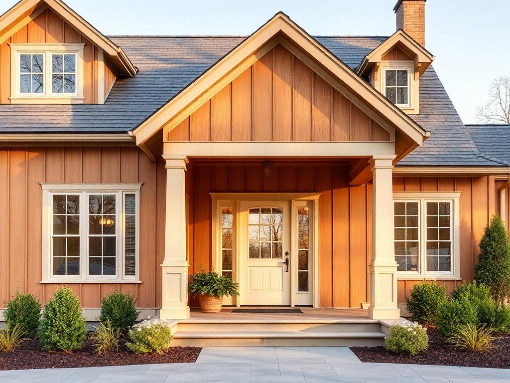Farmhouse craftsman exterior board and batten SC