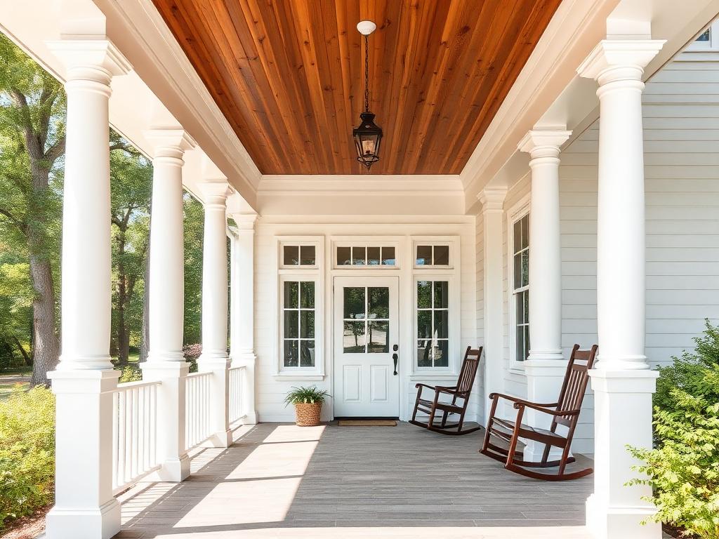 Farmhouse front porch Greenville SC