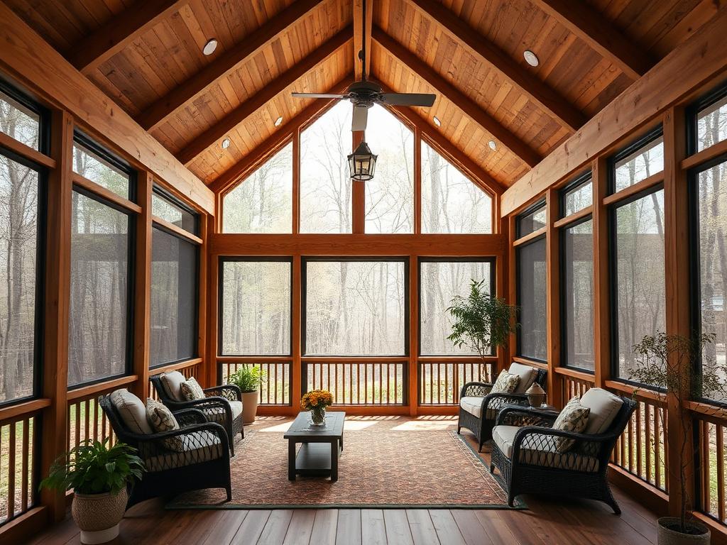 Screened porch construction Spartanburg