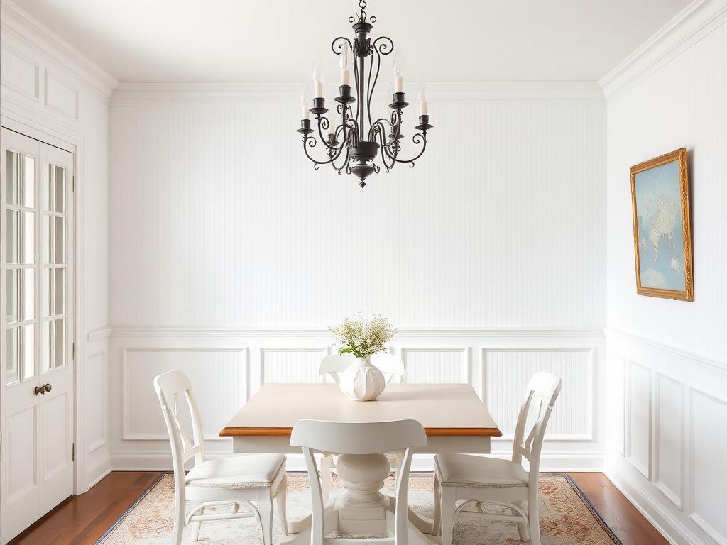 Beadboard wainscoting installation SC
